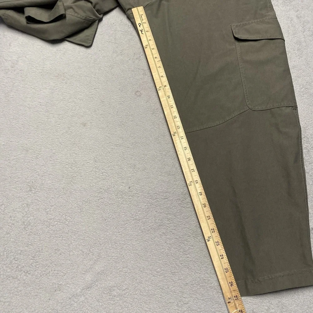 Lululemon Light Utilitech Cargo Pants Womens 30 Army Green Olive High Rise Baggy - Picture 4 of 10